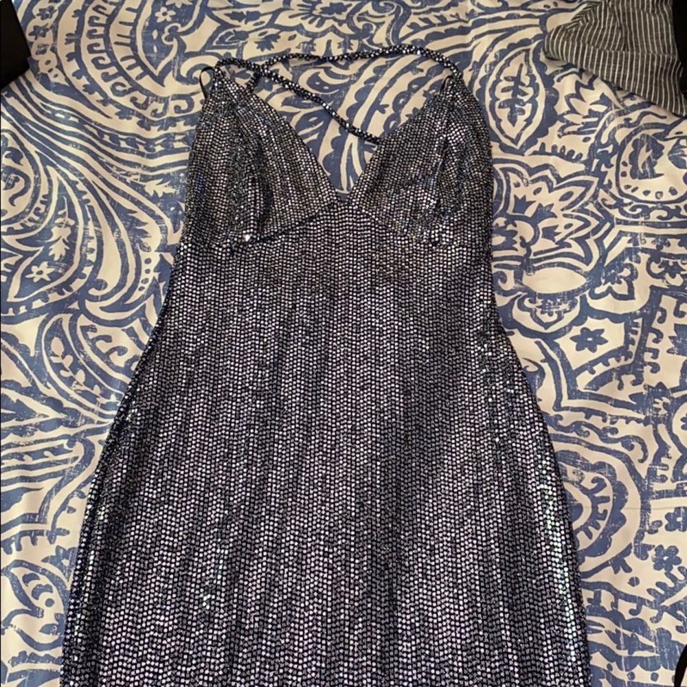 Open back dress